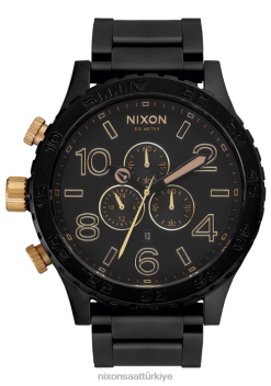 Nixon 51-30 krono 22VFD21 kol saati mat siyah/altın