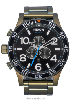 Nixon 51-30 krono 22VFD27 kol saati siyah güneş ışını/artı