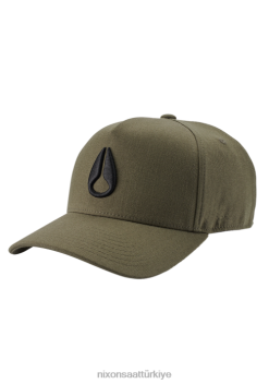 Nixon derin atletik snapback 22VFD405 Aksesuarlar zeytin/siyah