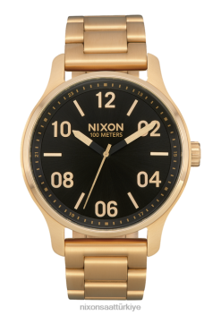 Nixon devriye gezmek 22VFD125 kol saati altın/siyah