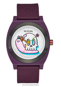 Nixon hannah eddy zaman memuru opp 22VFD80 kol saati mor