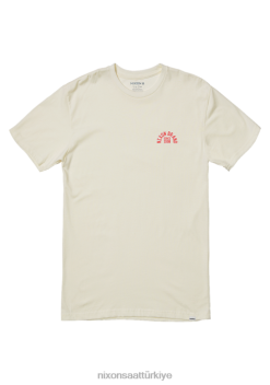 Nixon hazne yenileme tişörtü 22VFD511 Giyim doğal