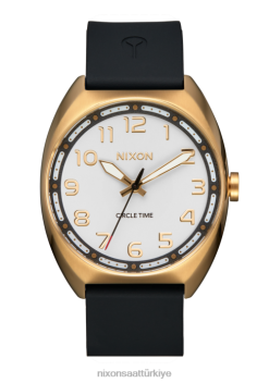Nixon kefal 22VFD113 kol saati açık altın/beyaz