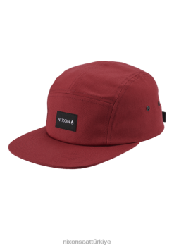 Nixon mikey 5 panelli şapka 22VFD339 Aksesuarlar bordo