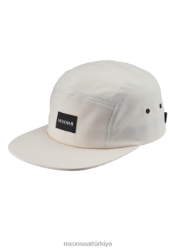Nixon mikey 5 panelli şapka 22VFD340 Aksesuarlar Beyaz kapalı