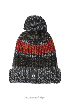 Nixon Nelson 22VFD385 Aksesuarlar siyah/kömür/kırmızı