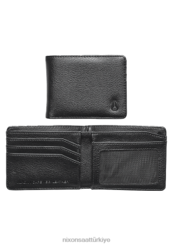 Nixon pelerin vegan deri cüzdan 22VFD524 Aksesuarlar siyah