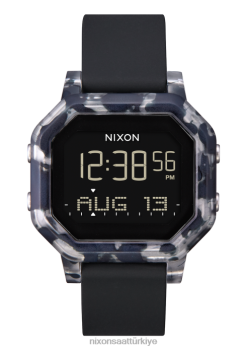 Nixon siren 22VFD268 kol saati siyah kaplumbağa