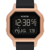 Nixon siren paslanmaz çelik 22VFD204 kol saati gül altın/siyah