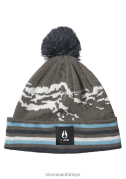 Nixon sırt ponponlu bere 22VFD377 Aksesuarlar gri/çoklu