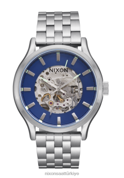 Nixon spektrum 22VFD121 kol saati lacivert güneş ışını/gümüş