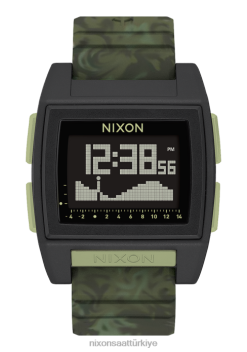 Nixon temel gelgit pro 22VFD178 kol saati yeşil kamuflaj