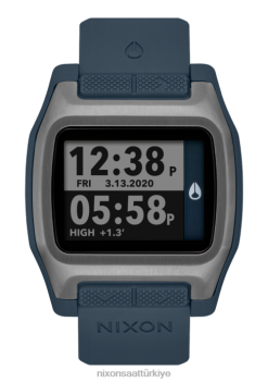 Nixon yüksek gelgit 22VFD198 kol saati koyu kayrak