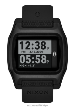 Nixon yüksek gelgit 22VFD199 kol saati tümüyle siyah