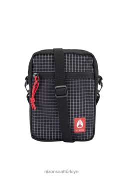Nixon zula çantası 22VFD315 Aksesuarlar siyah kırmızı